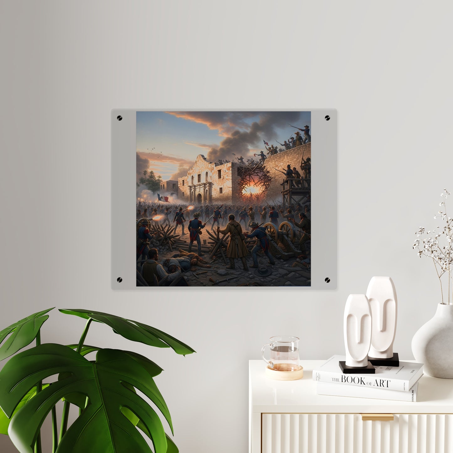 Acrylic Wall Art Panel - Battle of the Alamo