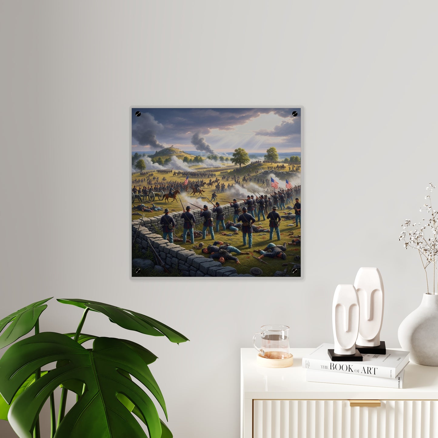 Acrylic Wall Art Panel - Battle of Gettysburg