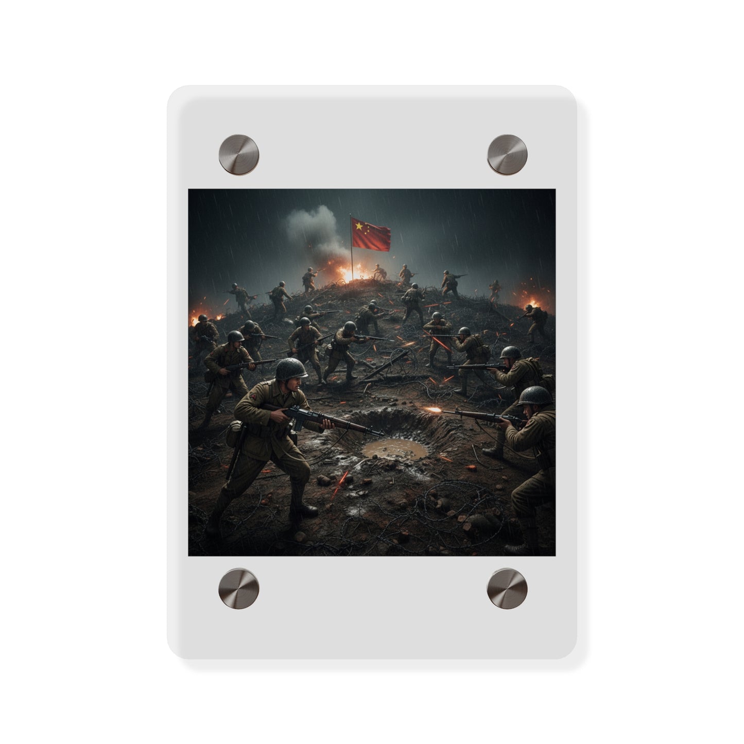 Acrylic Wall Art Panel - PorkChop Hill - Korean War