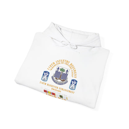 Unisex Heavy Blend™ Hooded Sweatshirt - Army -  118th Infantry Regiment - 218th Manuver Enhancment Bde (MEB) w COLD SVC