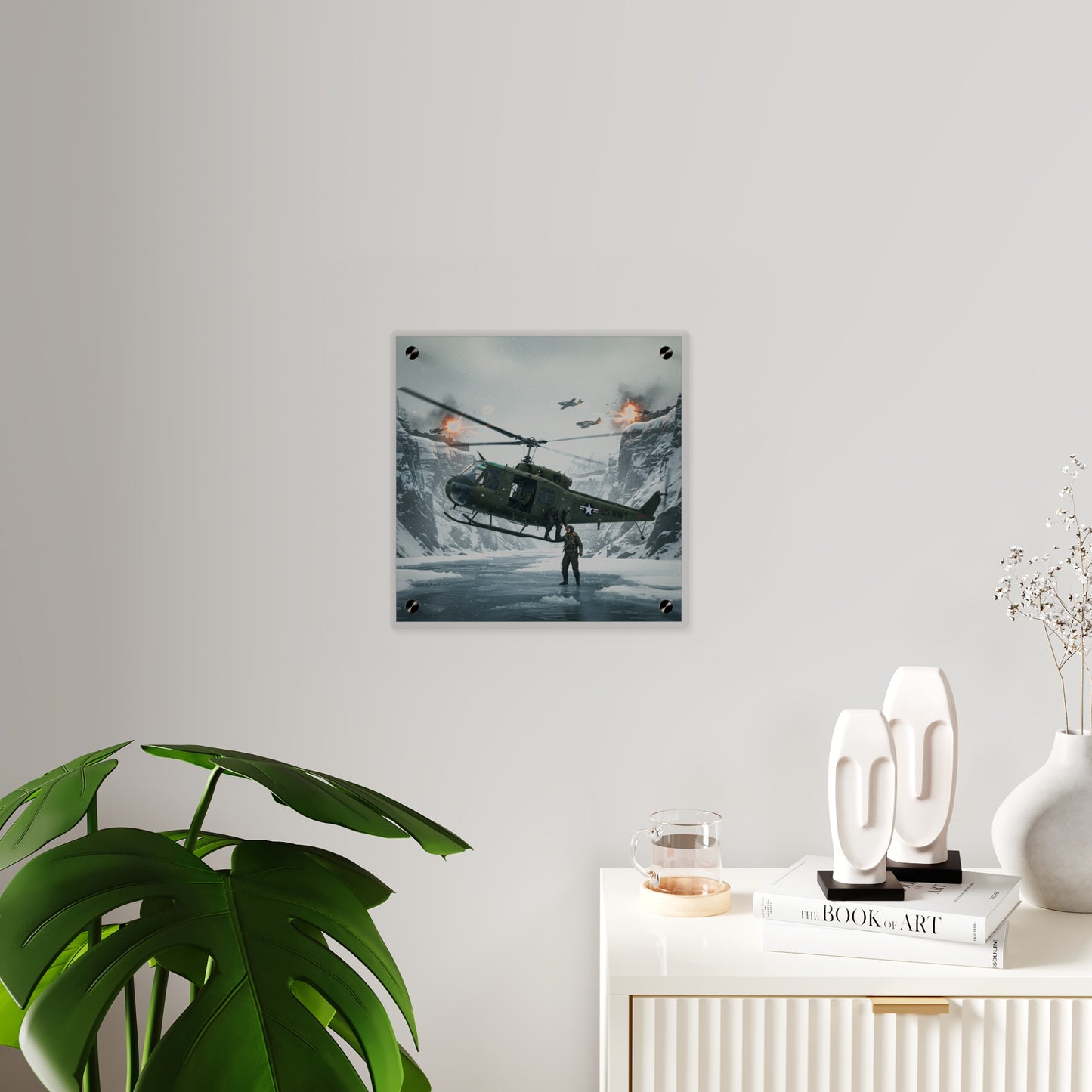 Acrylic Wall Art Panel - Rescue Mission from Majon-ni and Samdong-ni attack - Korean War