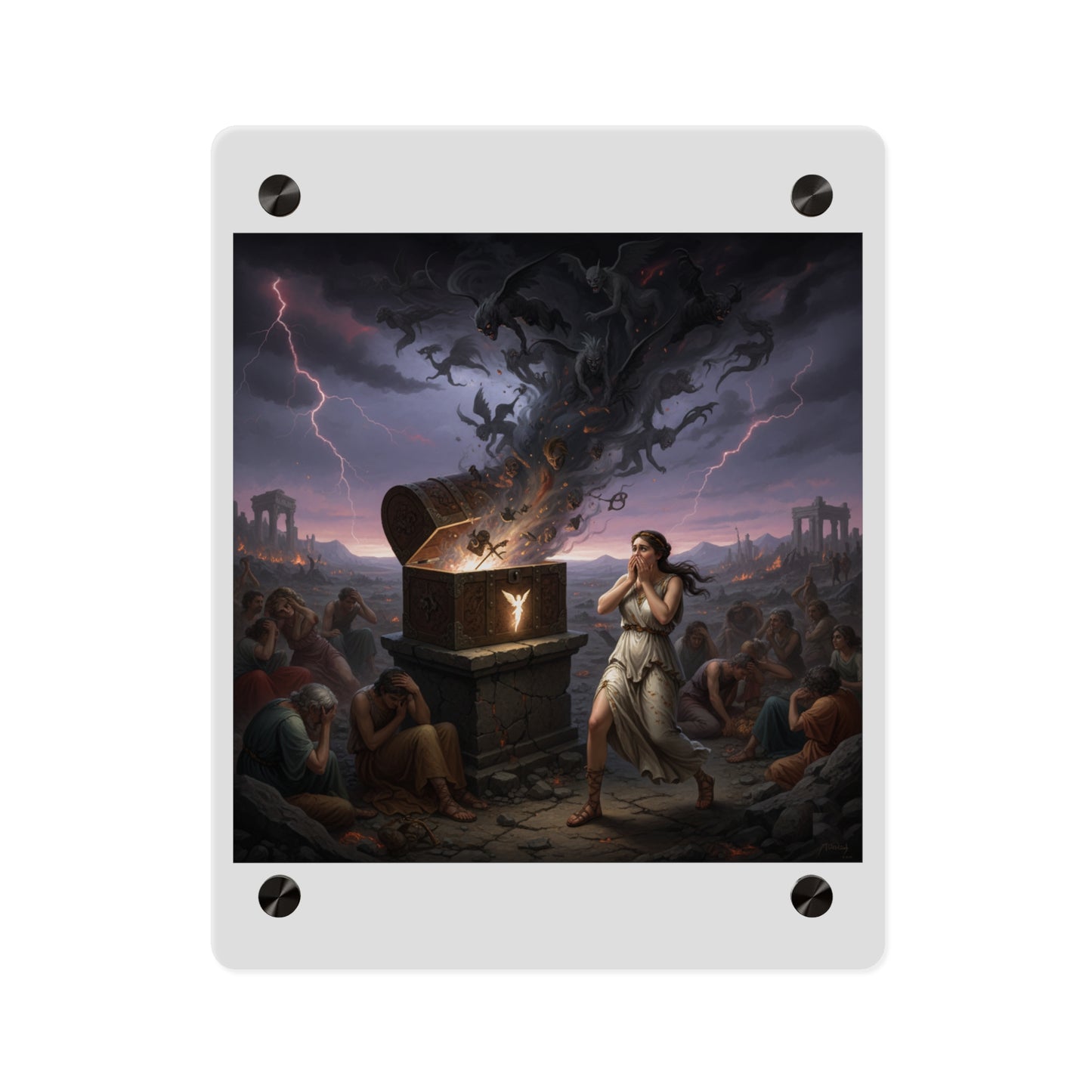 Acrylic Wall Art Panel - Pandoras box