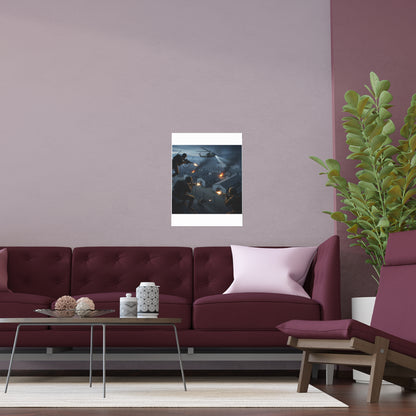Indoor and Outdoor Silk Posters - Son Tay Rescue during the Vietnam War