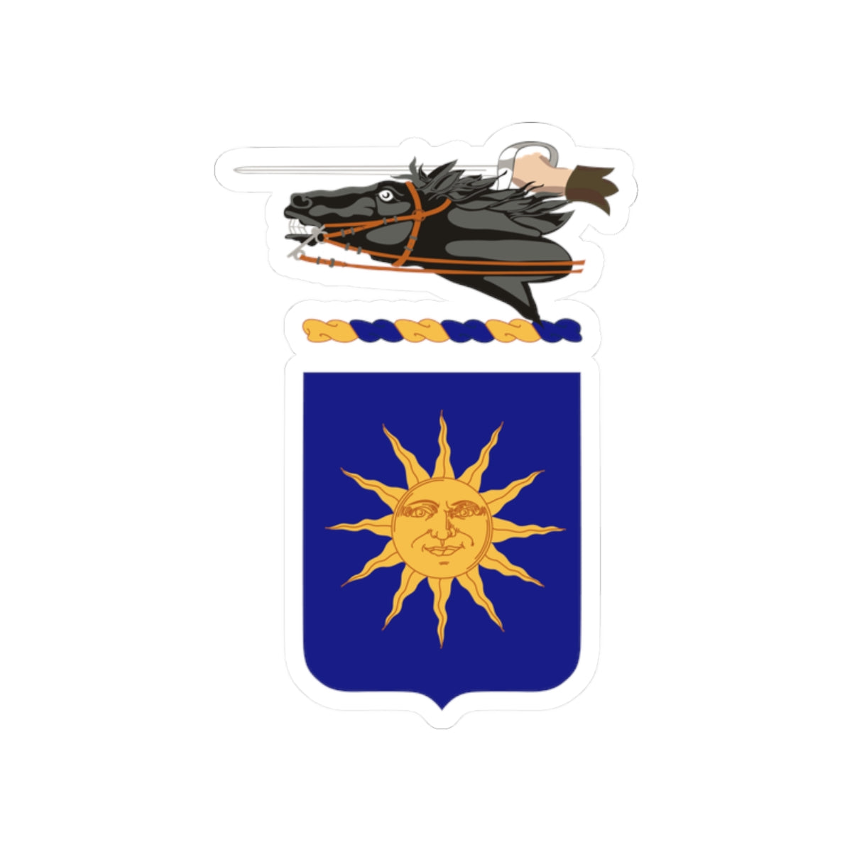 Kiss-Cut Stickers - Army - COA - 26th Cavalry Regiment (Philippine Scouts)  wo Txt