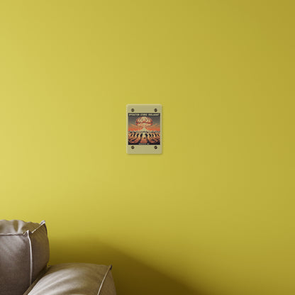 Acrylic Wall Art Panel - Atomic Testing in Nevada Desert Operation Fury - Toward the attack