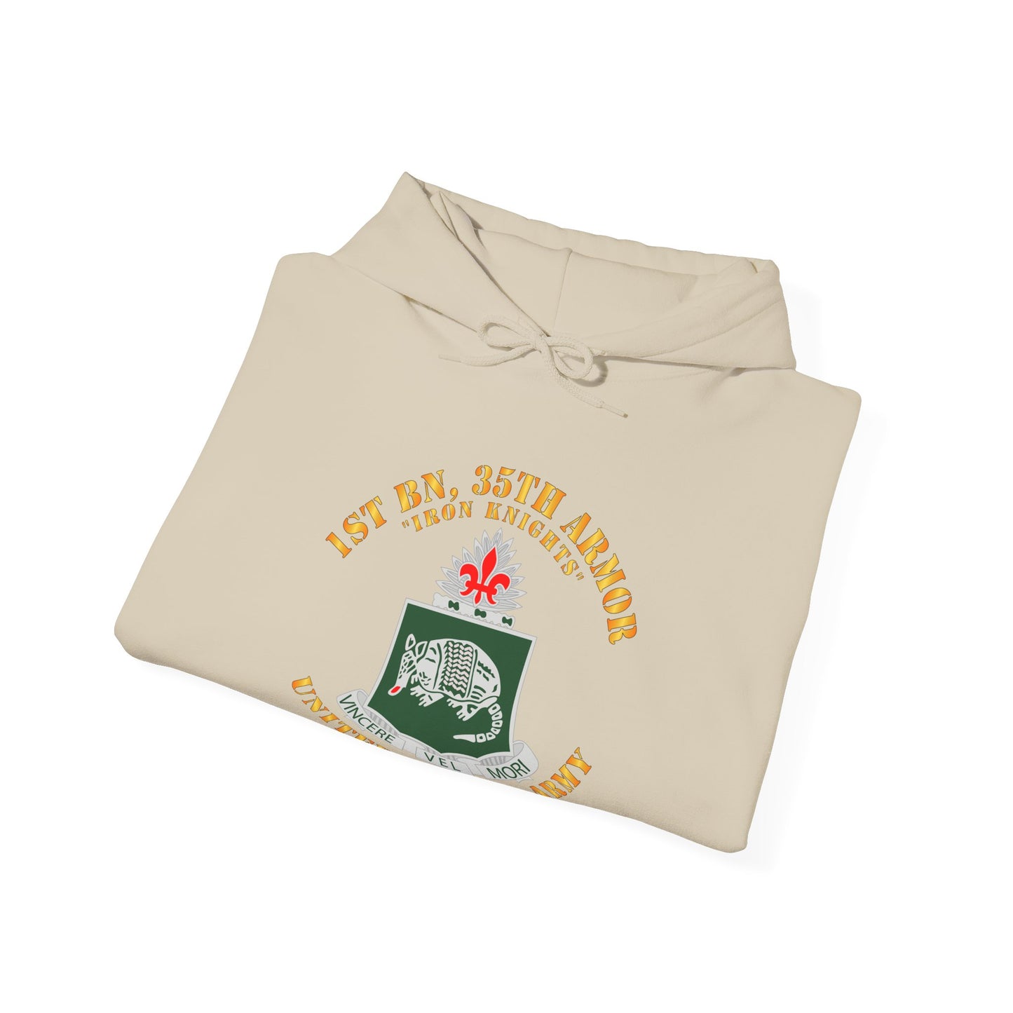 Unisex Heavy Blend™ Hooded Sweatshirt - Army - 1st Bn, 35th Armor - Iron Knights - DUI - V1 X 300
