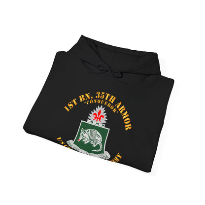 Unisex Heavy Blend™ Hooded Sweatshirt - Army - 1st Bn, 35th Armor - Conqueror - DUI - V1 X 300