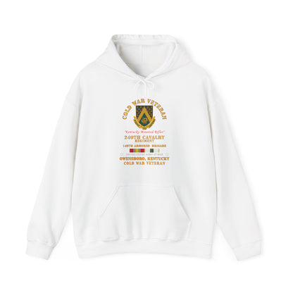 Unisex Heavy Blend™ Hooded Sweatshirt - Army - Cold War Vet -  240th Cavalry Regiment - Owensboro, Kentucky w COLD SVC