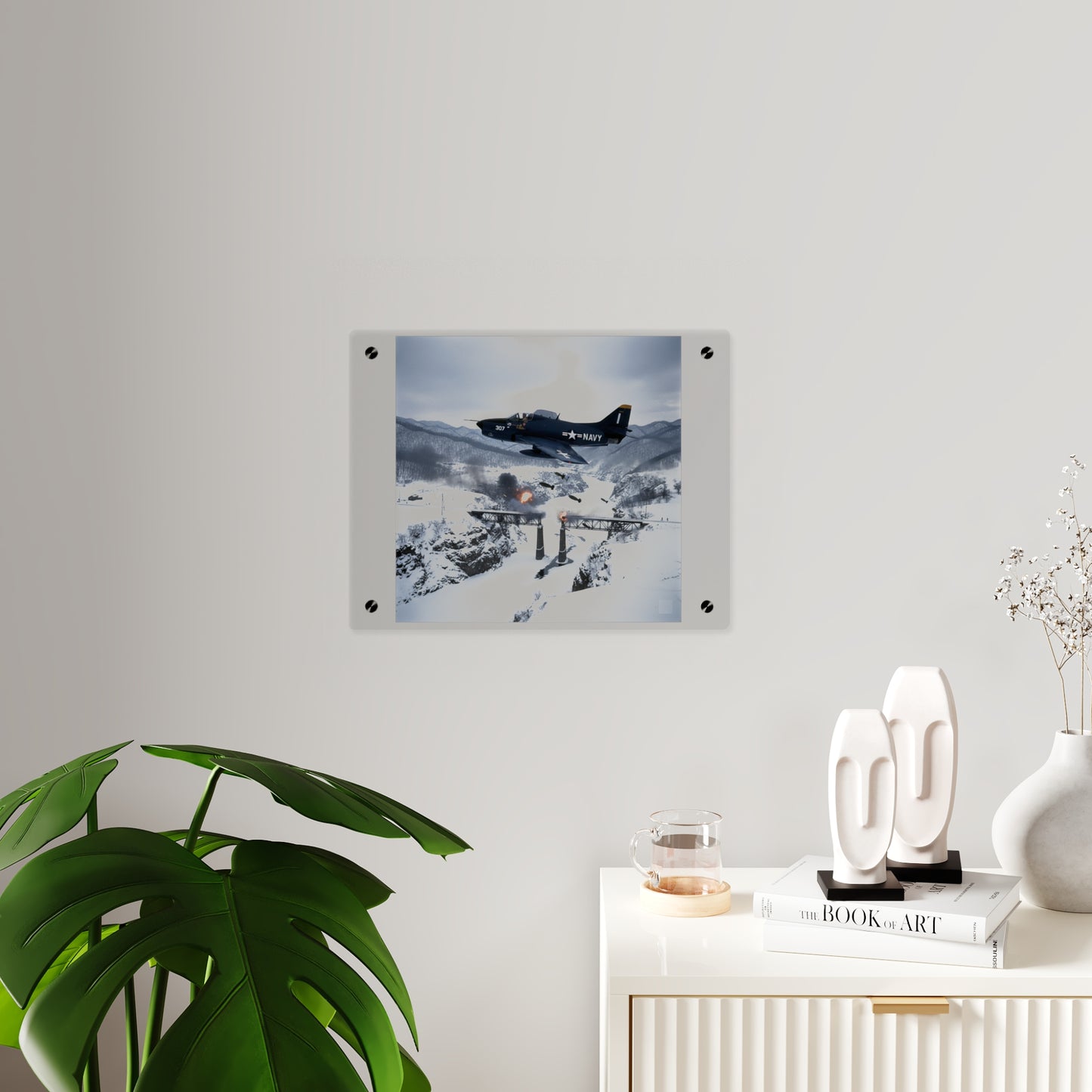 Acrylic Wall Art Panel - Attack at Majon-ni and Samdong-ni during Korean War