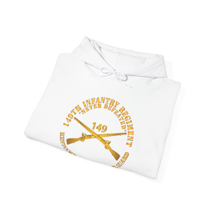 Unisex Heavy Blend™ Hooded Sweatshirt - Army -  149th Infantry Regiment - KYARNG - Branch X 300