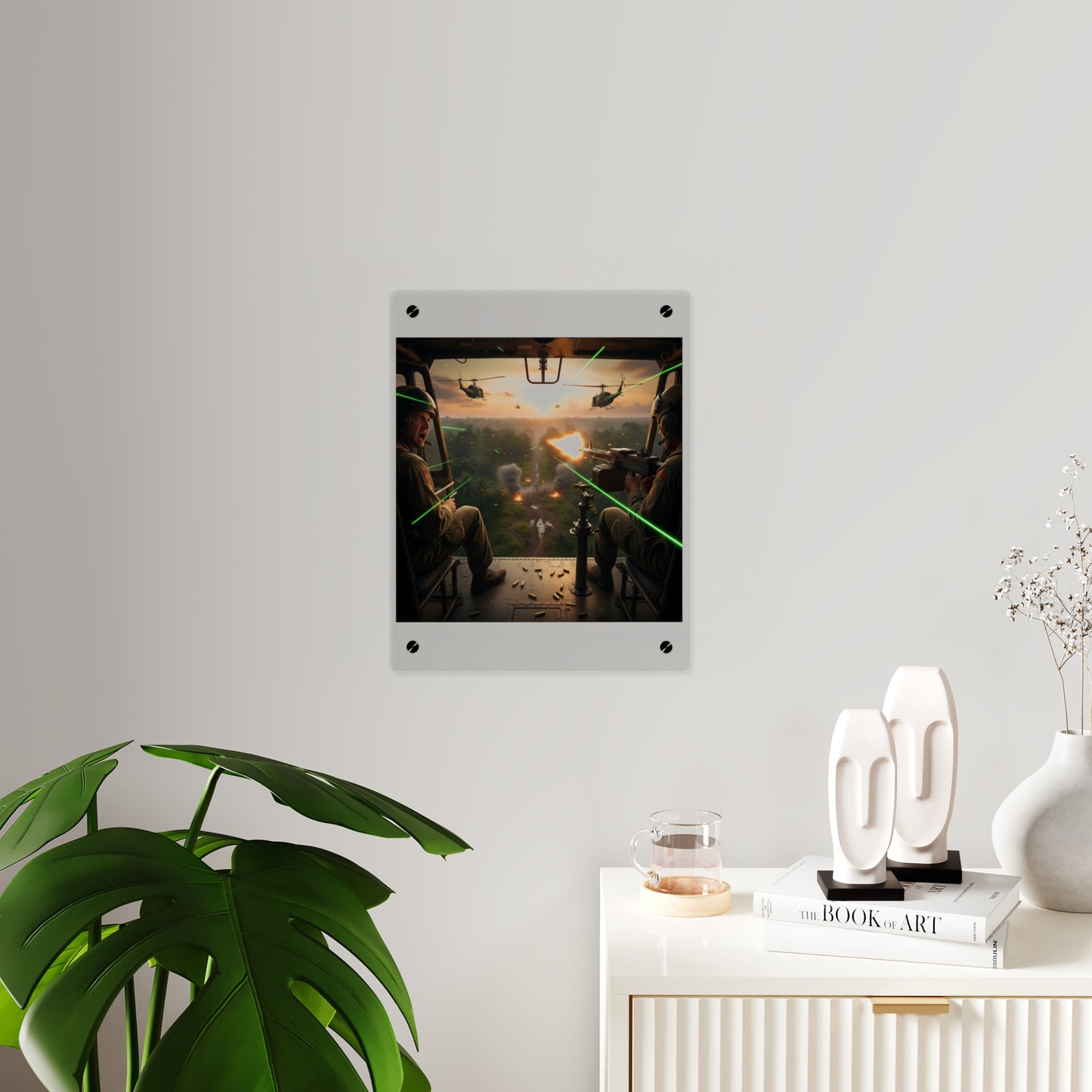 Acrylic Wall Art Panel - VIetnam Hot LZ from Side Door