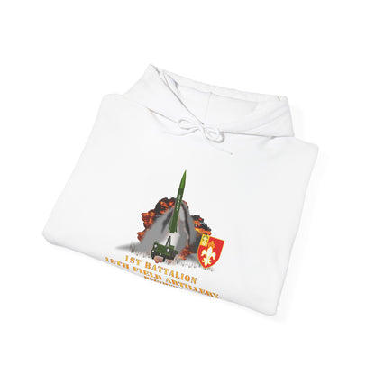 Unisex Heavy Blend™ Hooded Sweatshirt - Army -  1st Bn, 12th FAR, Ft Sill, OK, MGM 52 - Lance  - Short X 300
