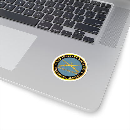 Kiss-Cut Stickers - Army - 2nd  Infantry Regiment Branch - Do Not Touch Me - Fort Bowyer, Alabama