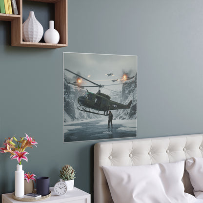 Indoor and Outdoor Silk Posters - Rescue Mission from Majon-ni and Samdong-ni attack - Korean War