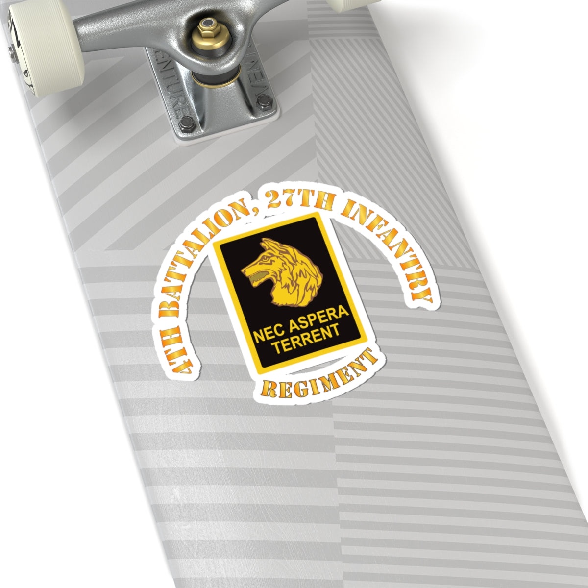 Kiss-Cut Stickers - Army - 4th Battalion 27th Infantry w DUI