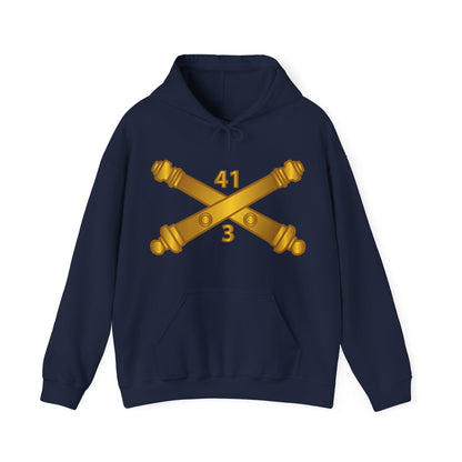 Unisex Heavy Blend™ Hooded Sweatshirt - Army - 3rd Bn 41st Artillery  w Branch X 300