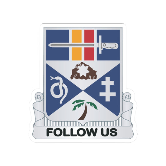 Kiss-Cut Stickers - 293rd Infantry Regiment - DUI wo Txt