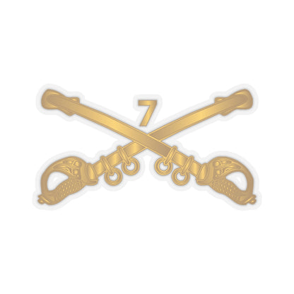 Stickers - Army 7th Cavalry Branch Kiss-Cut Stickers