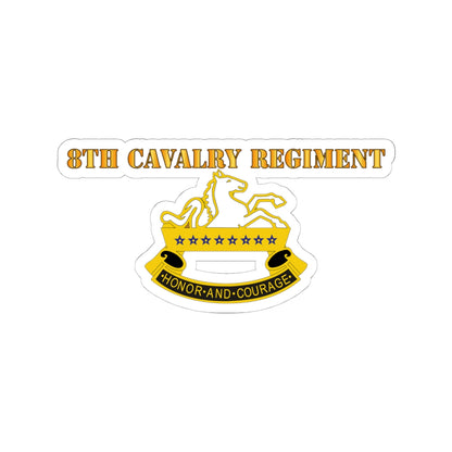 Kiss-Cut Stickers - Army - 8th Cavalry Regiment