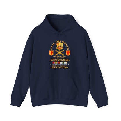 Unisex Heavy Blend™ Hooded Sweatshirt - Army - 2nd Bn 83rd Artillery - 41st FA Gp - Budingen Germany w COLD SVC