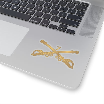 Stickers - Army 7th Cavalry Branch Kiss-Cut Stickers
