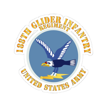 Kiss-Cut Stickers - Army  - 188th Glider Infantry Regiment - SSI X 300