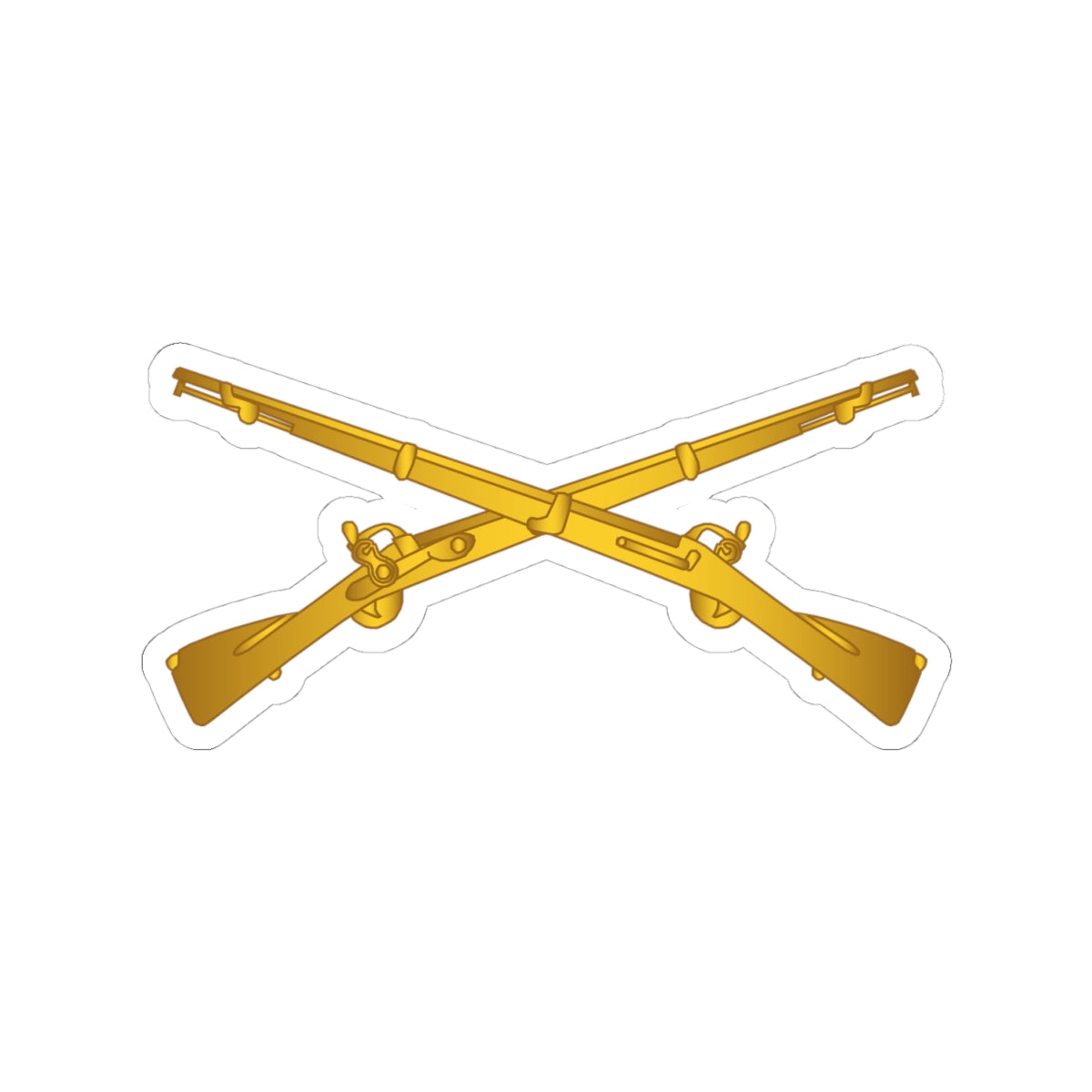 Kiss-Cut Stickers - Army - Infantry Branch wo Txt