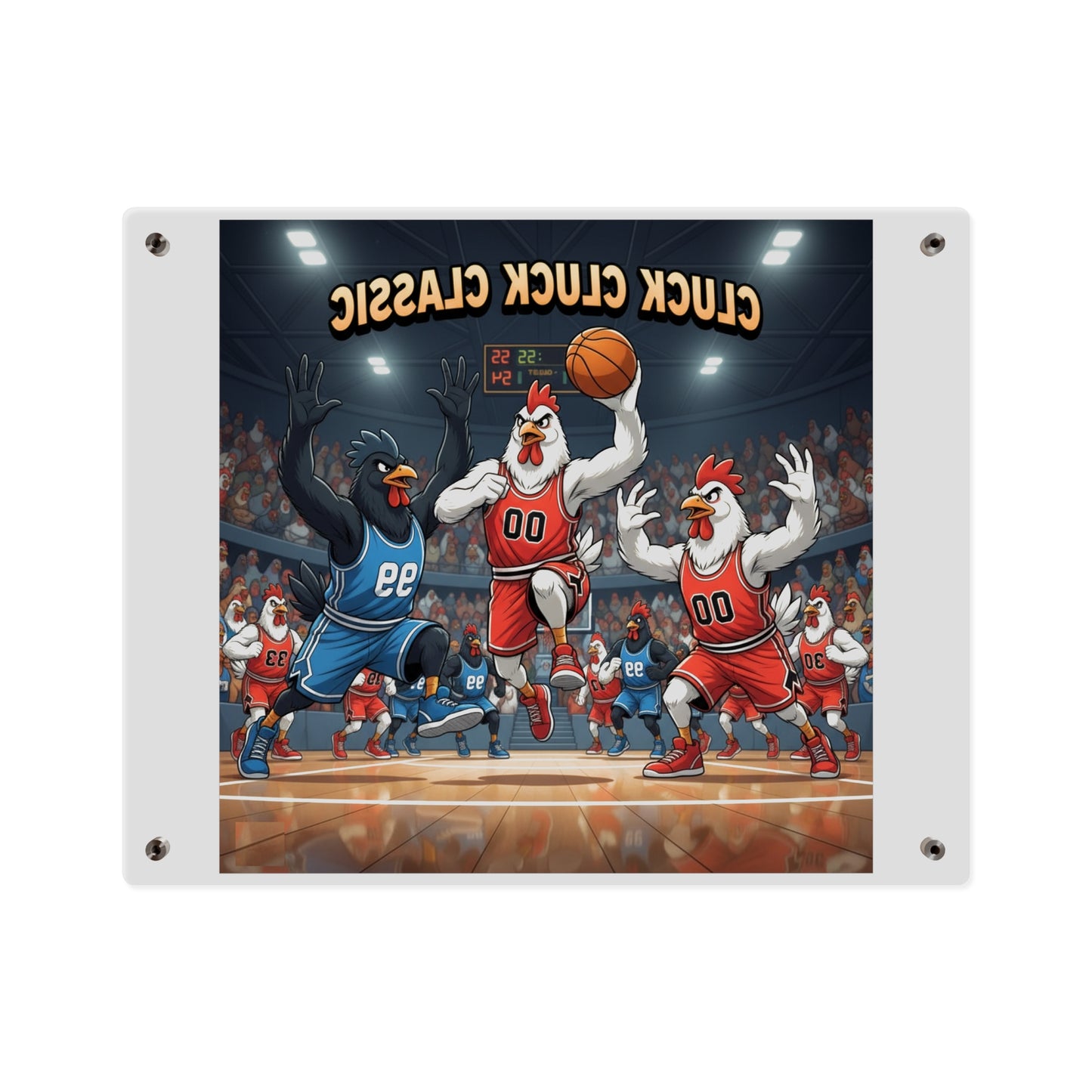 Acrylic Wall Art Panel - Chicken Classic