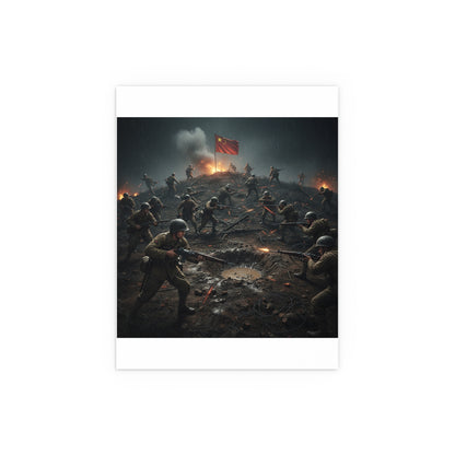 Indoor and Outdoor Silk Posters - PorkChop Hill - Korean War