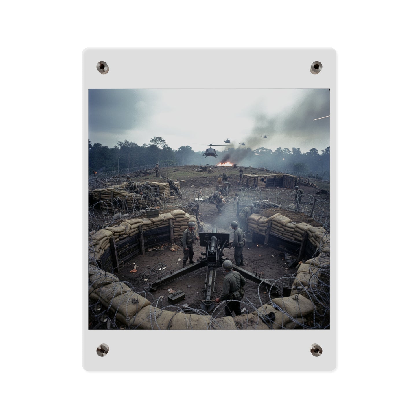 Acrylic Wall Art Panel - FSB Ripcord Siege - 1970