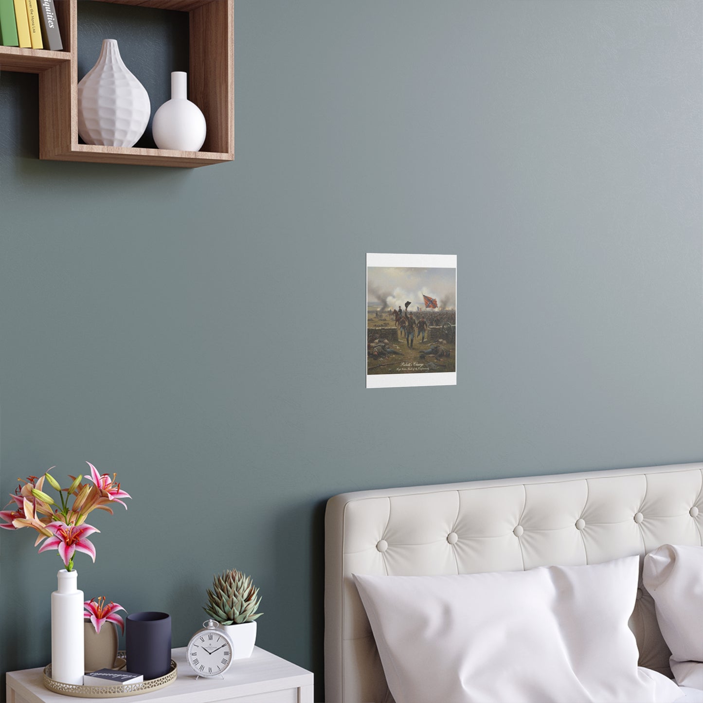 Indoor and Outdoor Silk Posters - Picketts Charge with Hat