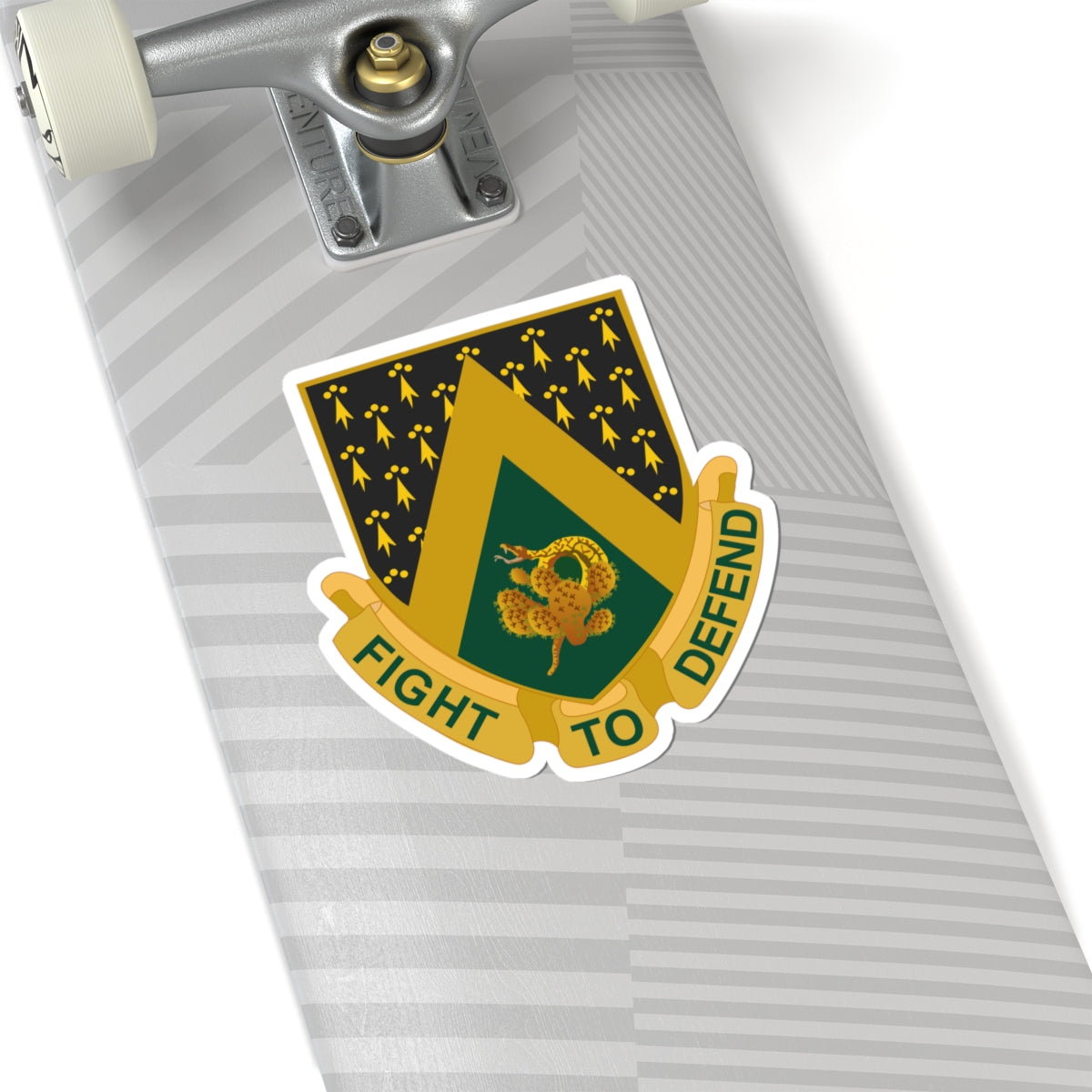 Kiss-Cut Stickers - Army  - 240th Cavalry Regiment DUI wo Txt X 300