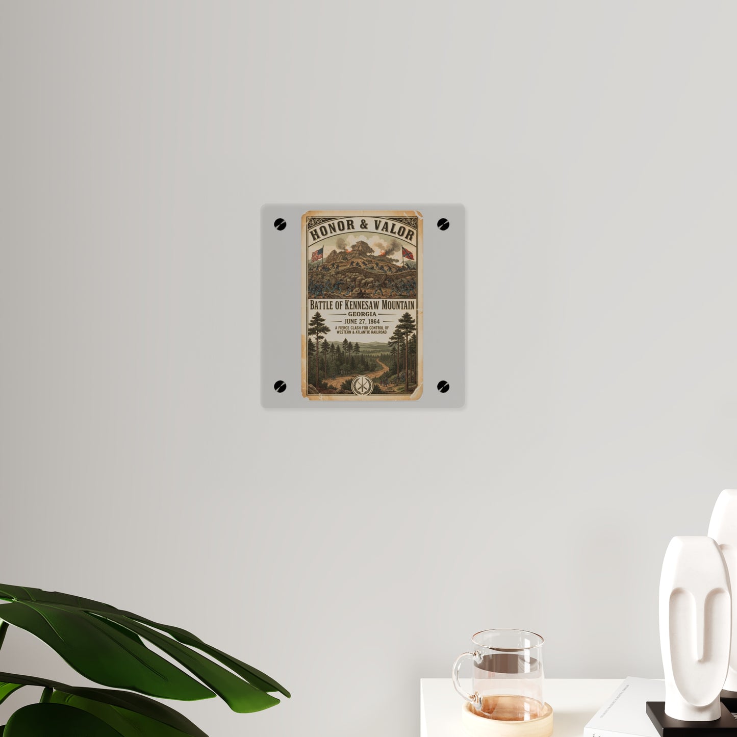 Acrylic Wall Art Panel - Battle of Kennesaw Mountain