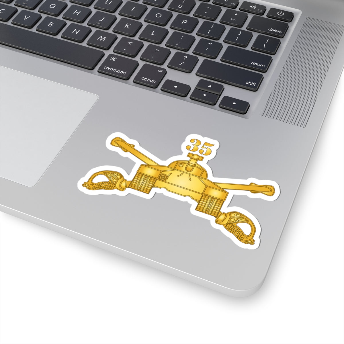 Kiss-Cut Stickers - Army -  35th Armor - Armor Branch wo Txt X 300