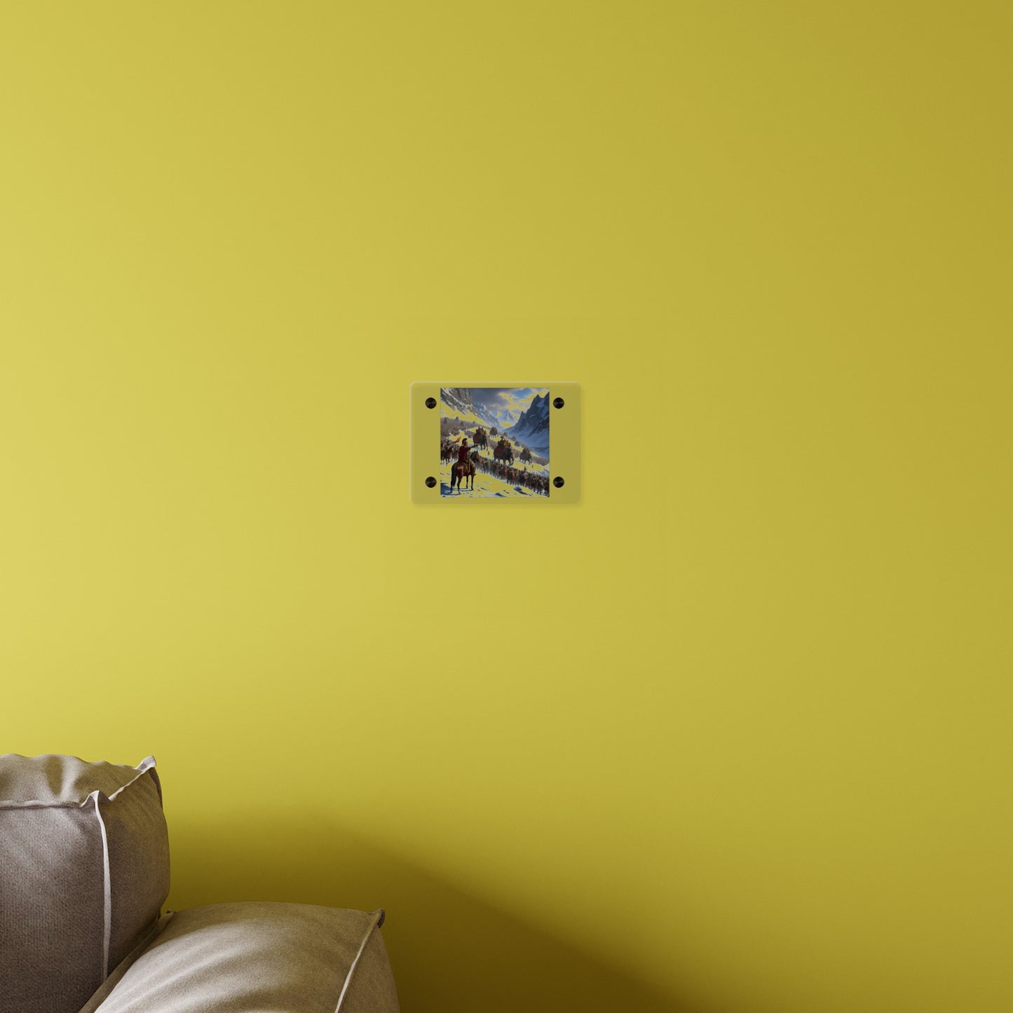 Acrylic Wall Art Panel - Hannibal Crossing the Alps to Atttack Rome