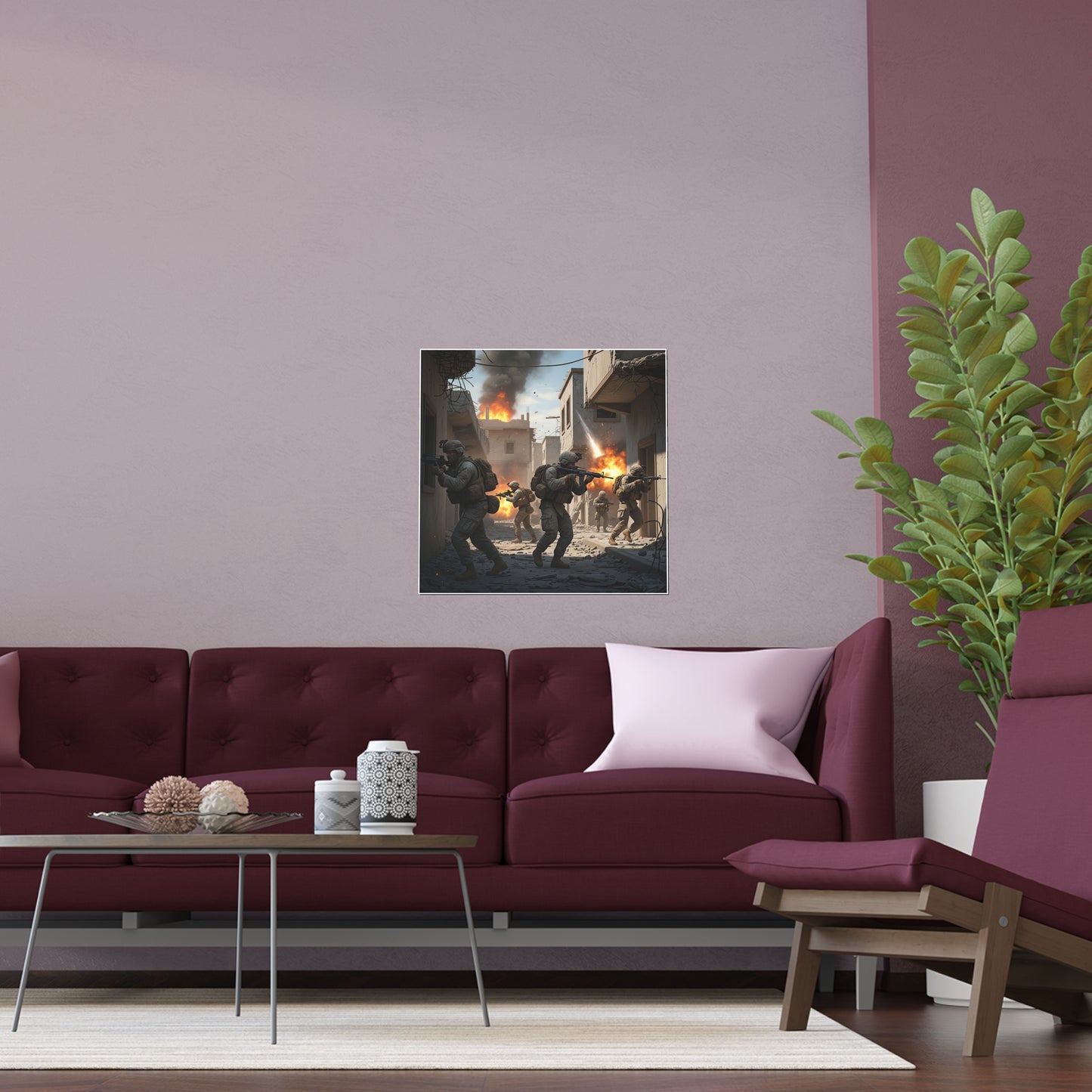 Indoor and Outdoor Silk Posters - 2nd Battle of Fallajuh Iraq War