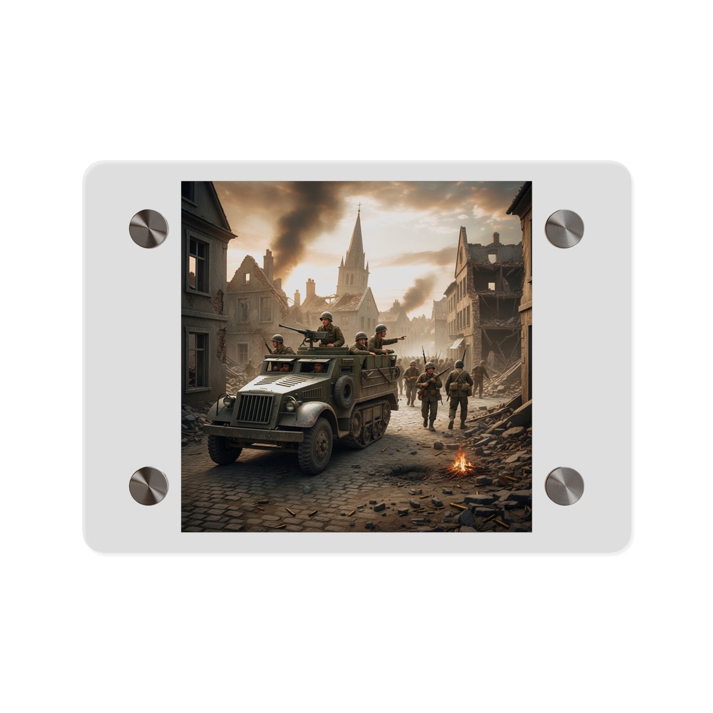 Acrylic Wall Art Panel - M3A1 Half-track