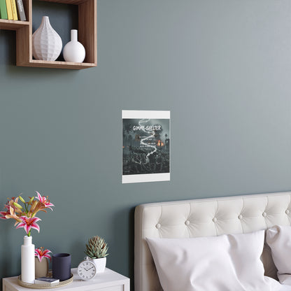 Indoor and Outdoor Silk Posters - Giveme Shelter X 2024