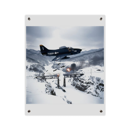 Acrylic Wall Art Panel - Attack at Majon-ni and Samdong-ni during Korean War