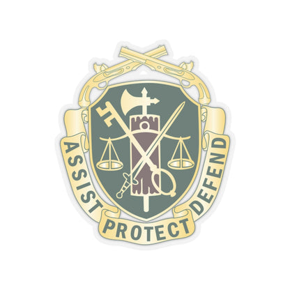 Kiss-Cut Stickers - Military Police Corps Regimental DUI wo Txt