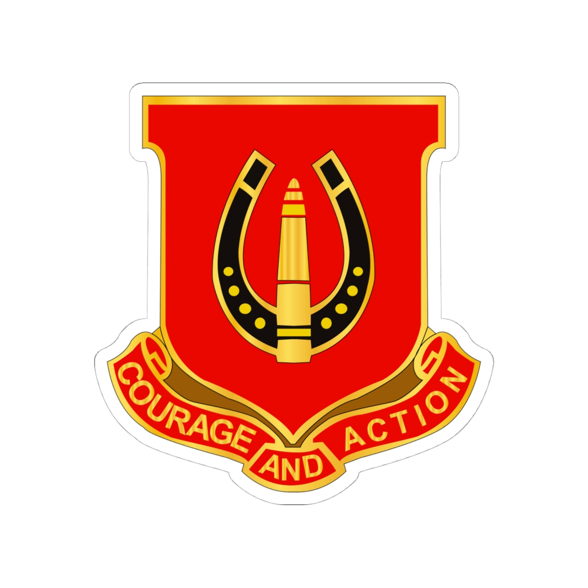 Kiss-Cut Stickers - Army - 26th Field Artillery wo Txt