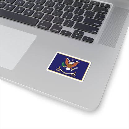 Kiss-Cut Stickers - Regimental Colors  - 10th Infantry Regiment  X 300