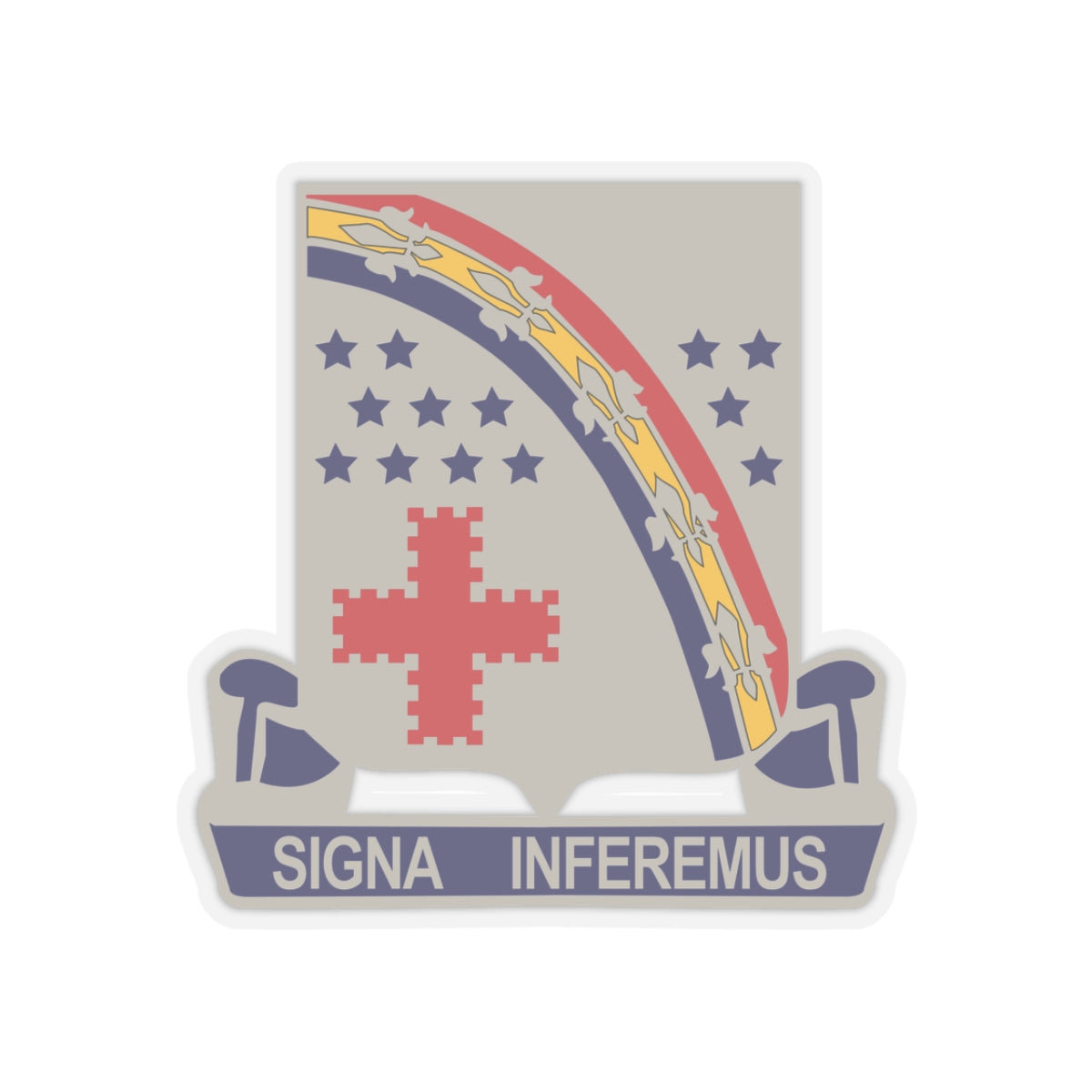 Kiss-Cut Stickers - Army - 167th Infantry Regiment - DUI - wo Txt X 300