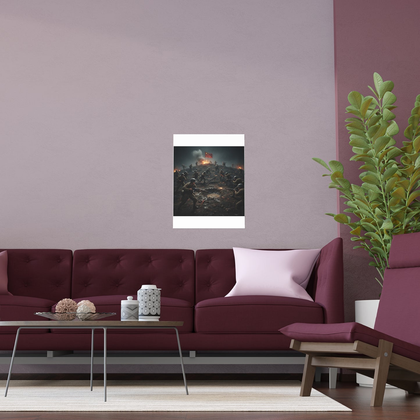 Indoor and Outdoor Silk Posters - PorkChop Hill - Korean War