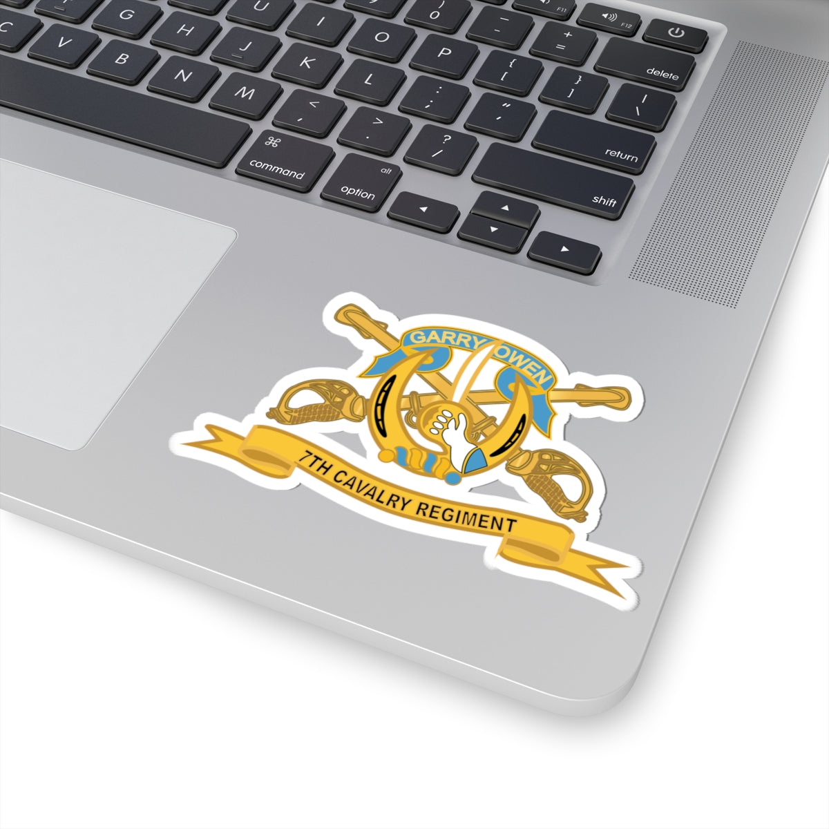 Kiss-Cut Stickers - Army  - 7th Cavalry Regiment w Br - Ribbon X 300
