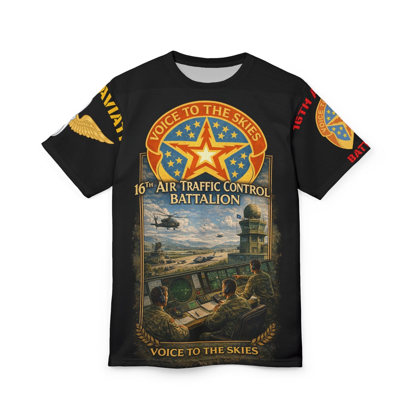 16th Air Traffic Control Battalion Cold War Tribute Tee | All-Over Print