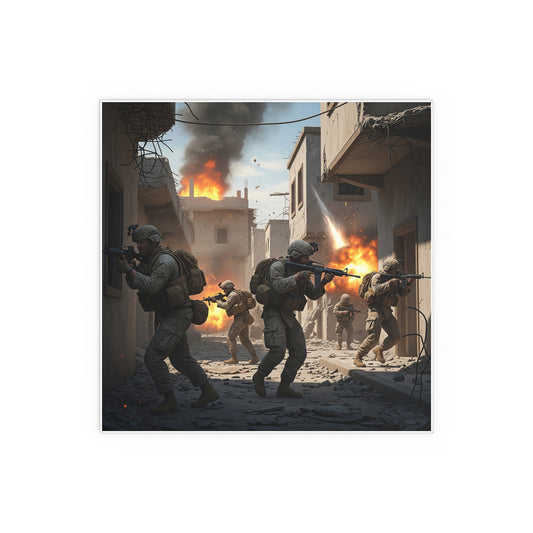 Indoor and Outdoor Silk Posters - 2nd Battle of Fallajuh Iraq War