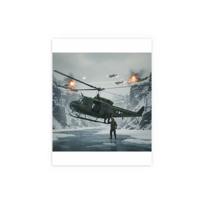 Indoor and Outdoor Silk Posters - Rescue Mission from Majon-ni and Samdong-ni attack - Korean War