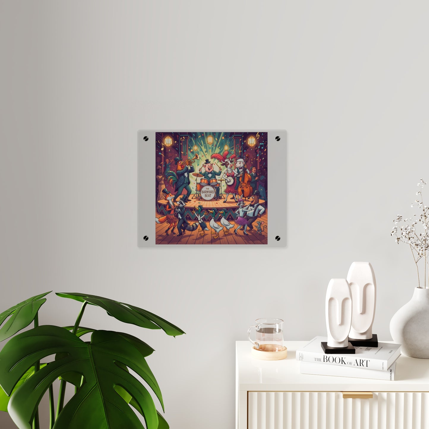 Acrylic Wall Art Panel - Farm Band Dance