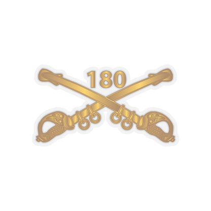 Kiss-Cut Stickers - Army - 180th Cavalry Regiment Branch wo Txt X 300